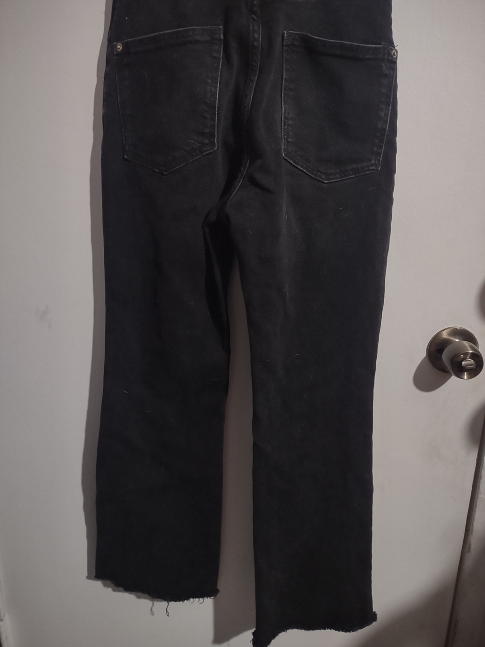 Pilcro Black Denim Jumpsuit